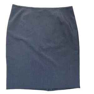 Calvin Klein Gray Pencil Skirt Size 14 NWT